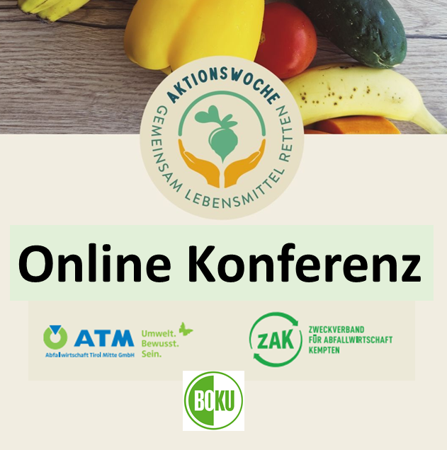 Online Konferenz Lebensmittel-Abfallvermeidung Allgäu / Tirol